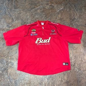 Budwizer racing crew shirt dale Earnhardt Jr